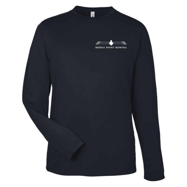 CORE365 - Unisex Capital Long Sleeve Performance T-Shirt - Printed Logos Thumbnail